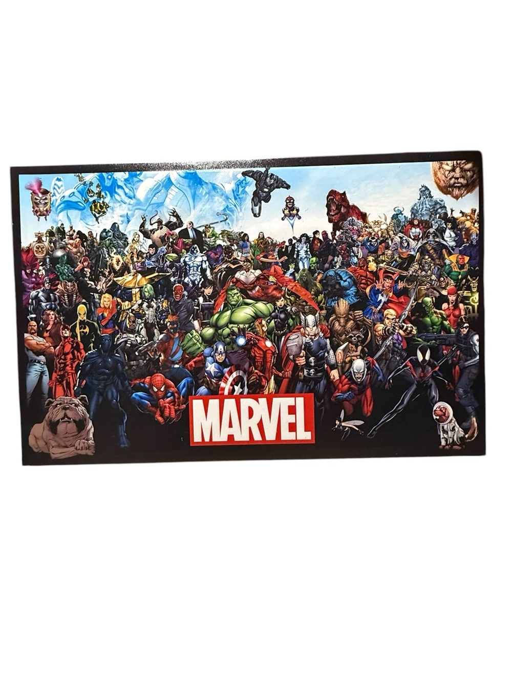 Marvel Comics - The Marvel Lineup 28"x18" Framed canvas Poster